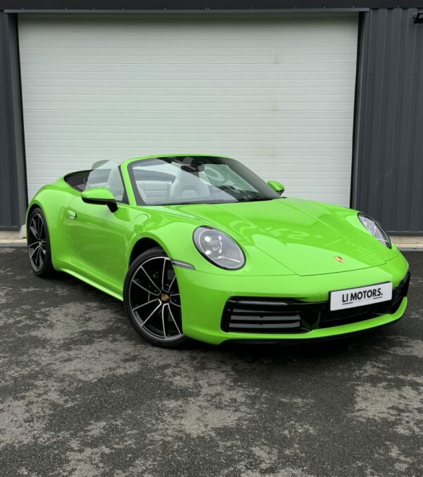 Porsche-911-Carrera-S-Type-922 Cabriolet-vert-lezard